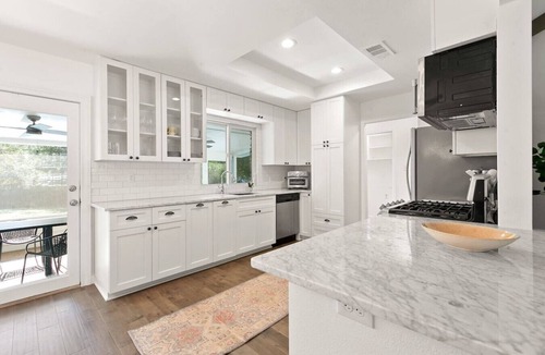 Greater South River City House | Travis Heights Home: Pool & walk to S. Congress