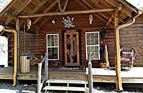 Hiawassee Cabin | Tree House Lodge-Real Log Mountain Paradise