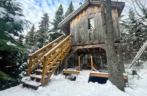 Saint-Faustin-Lac-Carre House | Treehouse #01 (Lakefront)