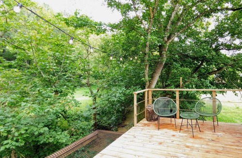 Newport Cabin | Treehouse A-Frame on Goat farm