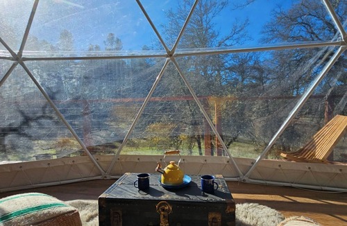 Mountain Ranch RV Rental | Treehouse Geodome In the Sierras