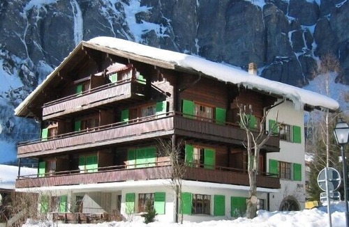 Leukerbad Apartment | Trendy alpine-style vacation apartment for 2 people in a central, quiet location