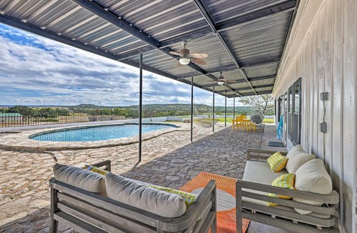 Fredericksburg House | Trendy Fredericksburg Pad w/Pool & Valley Views!