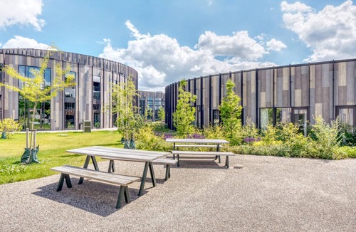 Lyngby-Taarbæk Kommune Apartment | Trendy Lyngby 1BR w/ Roof, Courtyard & W/D, nr Skovbrynet, by Blueground