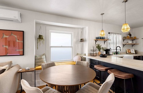 Normal Heights Apartment | Trendy Oasis Hot Tub, Fire Pit, Parking, Sleeps 6!