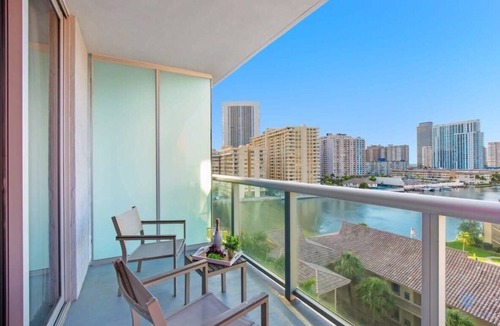 Hallandale Beach Apartment | Trendy Studio | Balcony & Views | Vibrant Stay