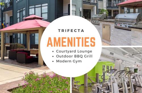 First Ward Apartment | Trifecta Ace Location Pool & Gym Superhost