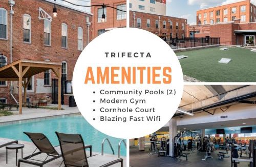 Downtown Apartment | Trifecta Historic Brick 2BR Getaway Superhost