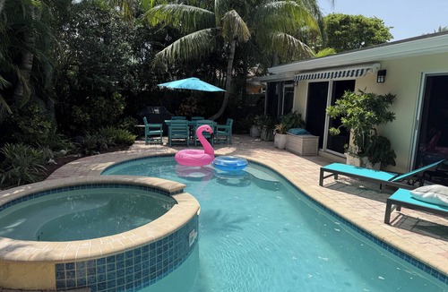 Deerfield Beach House | Tropical dream heated pool home