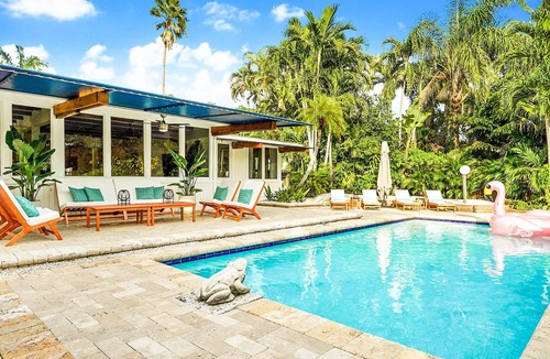Biscayne Park Other | Tropical garden Villa w/ pool, game room, fire pit