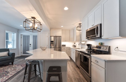 Northville Ski Chalet | TRUE Lakefront THREE-Unit: Hot Tub*Gameroom*Firepit