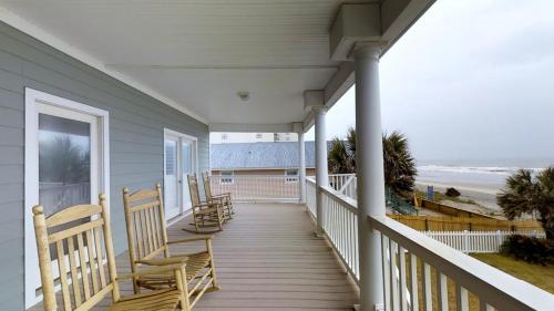 Cherry Grove Beach House | True Oceanfront 7 Suites Private Pool Sleeps 24 Anderson Cottage
