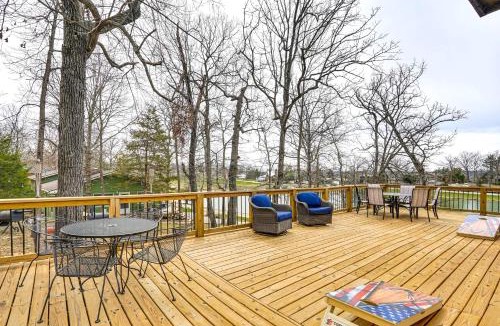 Clinton House | Truman Lake Retreat: Large Deck & On-Site Fishing!