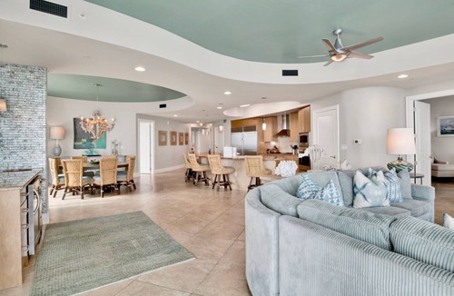 Orange Beach Condo | Turquoise Place C2109 | Oversized, hot tub/grill on deck, huge slide for kids!