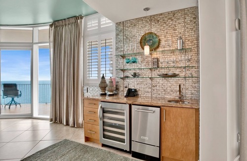 Orange Beach Condo | Turquoise Place C2109 | Oversized, hot tub/grill on deck, huge slide for kids!