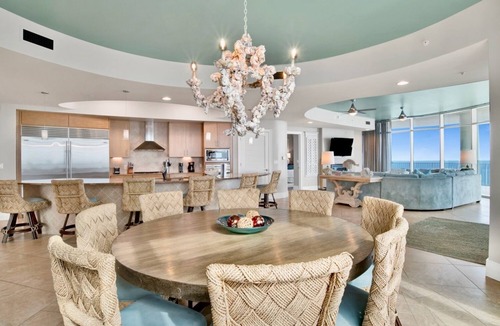 Orange Beach Condo | Turquoise Place C2109 | Oversized, hot tub/grill on deck, huge slide for kids!