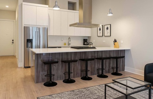 River North Apartment | Twice as Nice: Chic 2BR Stay with Style & Space