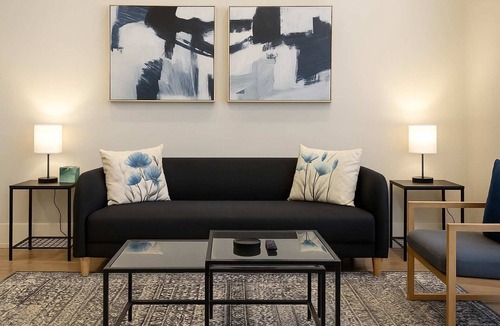 River North Apartment | Twice as Nice: Chic 2BR Stay with Style & Space