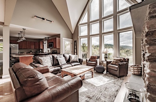 Sunday River Area House | Twin Peaks - Combined two unit mirrored duplex; sleeps 20, two hot tubs, two theater rooms