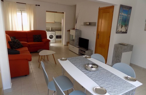Gran Alacant House | Two bed two bath townhouse with Sea Views, TV, Wifi, solarium