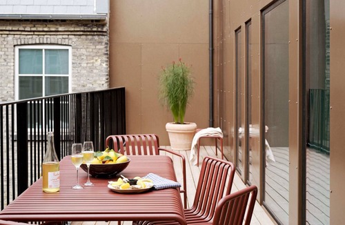 Copenhagen City Centre Apartment | Two-Bedroom Apartment for 6 with Private Terrace