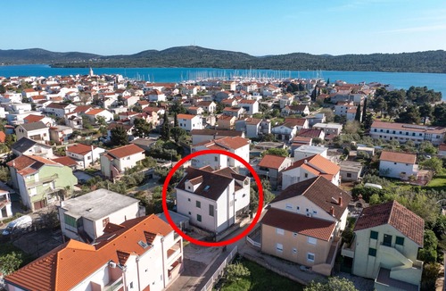 Pirovac Apartment | Two bedroom apartment with balcony and sea view Pirovac, Šibenik (A-22567-b)