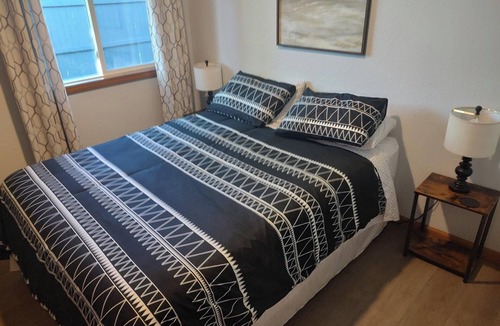 Midland Apartment | Two - bedroom apartment with deck and firepit.