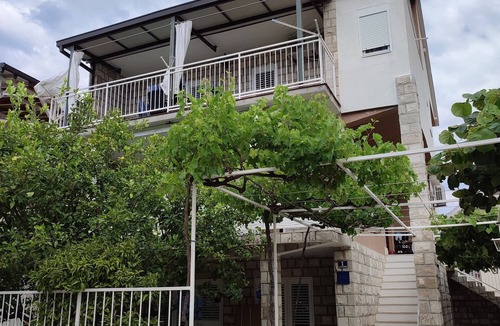 Podaca Apartment | Two bedroom apartment with terrace and sea view Podaca (Makarska) (A-2576-b)