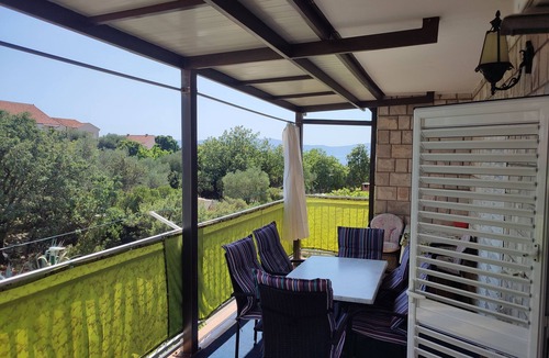 Podaca Apartment | Two bedroom apartment with terrace and sea view Podaca (Makarska) (A-2576-b)