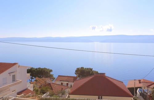 Stanici Apartment | Two bedroom apartment with terrace and sea view Stanići (Omiš) (A-2764-a)