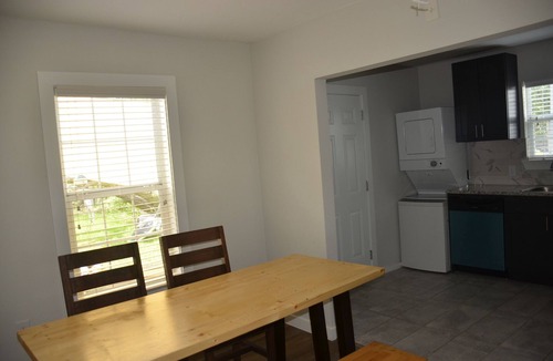 Northside House | Two bedroom, one bath, modern bungalow with full kitchen and outdoor dining.