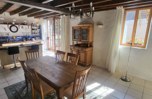 Bazoges-en-Pareds Cottage | Two gites located side by side in a medieval village with heated pool sleeps 7/8