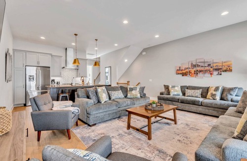 Nashville House | Two Luxe Nashville Homes + Downtown Skyline Views
