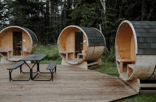 Beaver Bay RV Rental | Two Queen Tent Sites - Hillside Upper Loop - Get Outside!