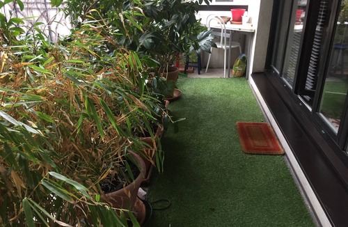 Les Halles Apartment | Two-room apartment 56 m2 in quiet central location balcony overlooking tourism-rated garden