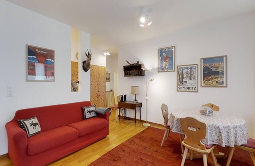 St. Moritz Apartment | Two-room apartment on the ground floor, 55m2.