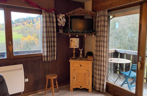 Combloux Apartment | Two-room apartment with Mont Blanc view