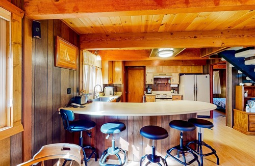 Comstock Acres Cabin | Two-story cabin with a wood fireplace, washer&dryer, & decks