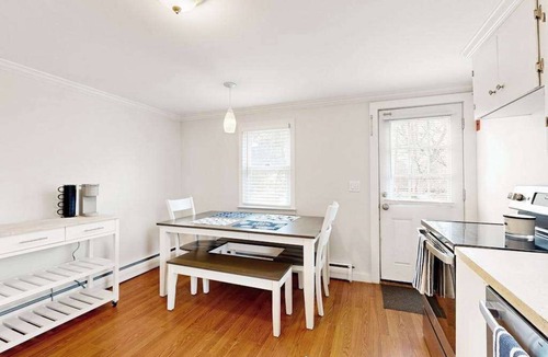 Harwich House | Two-story dog-friendly retreat with enclosed yard, playset, W/D, & firepit