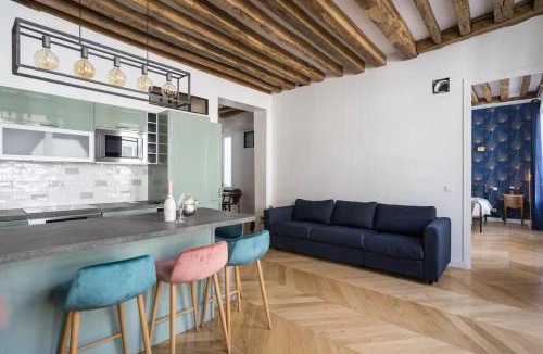 Vivienne Apartment | Typical Parisian Flat#3Bedrooms#Opera#Louvre