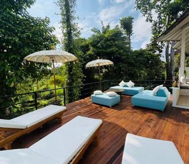 Mas Villa | Ubud Artist Retreat Jungle Views Yoga Deck and Private Pool