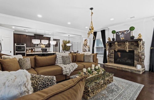 Loganville House | Ultimate 8BR Getaway w/lake views, bar, gym, movie theater, and much more.