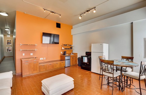 Marshall Apartment | Ultimate Convenience: Historic Dtwn Marshall Apt!