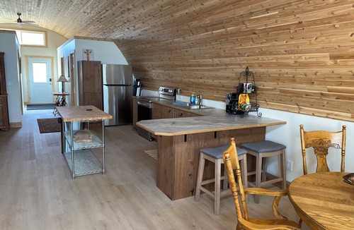 East Glacier Park Village House | Unique 1 bedroom Quonset Hut in East Glacier Park, MT
