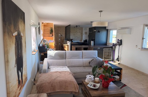 Sommieres Apartment | Unique 360° rooftop - Brazier - Plancha - 6 people - Incredible view