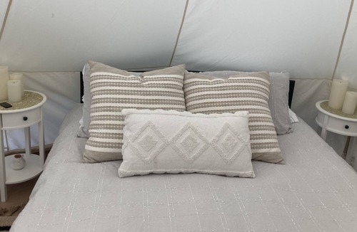 Tyrone RV Rental | Unique bell-tent glamping experience in the Oak Ridges Moraine Forest.