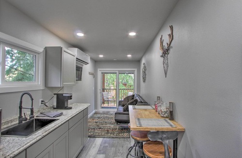 Pierce County Apartment | Unique Container Studio w/Deck & Fire Pit!