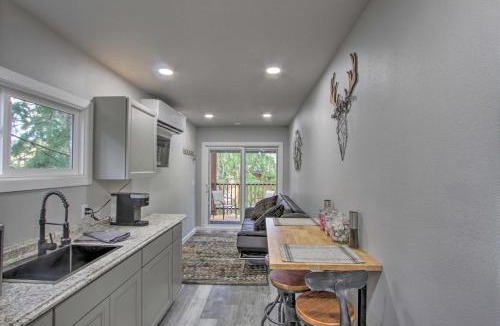 Pierce County Apartment | Unique Container Studio with Deck and Fire Pit!