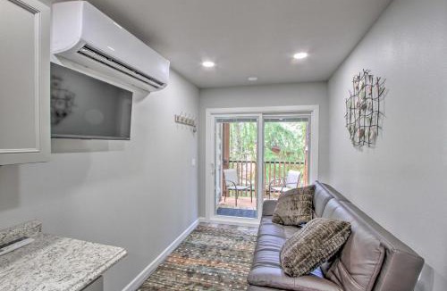 Pierce County Apartment | Unique Container Studio with Deck and Fire Pit!