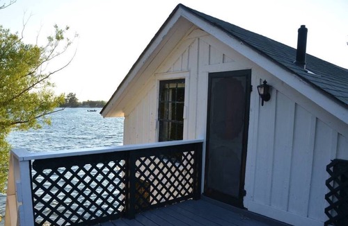 Fishers Landing Cottage | Unique Historic Boathouse on a Stunning Private Island in the 1000 Islands